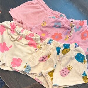 Set of 4 Colorful Baby Shorts 5-6yrs